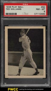 Ted Williams Baseball Card