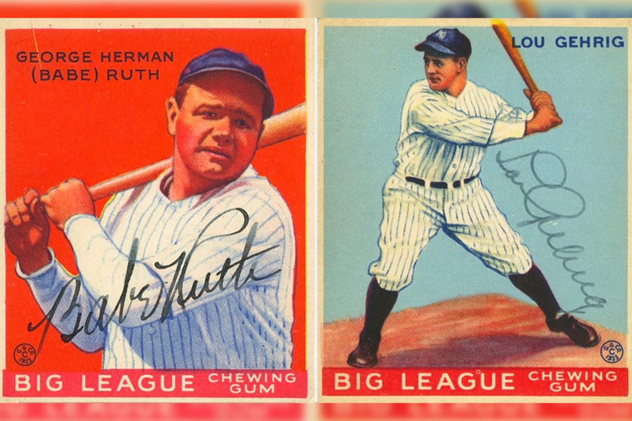 Babe Ruth Goudey Autograph