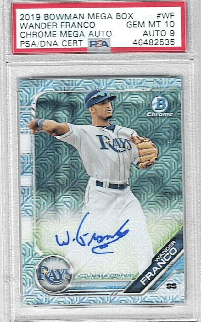 2016 Bowman Chrome Draft autograph Wander Franco