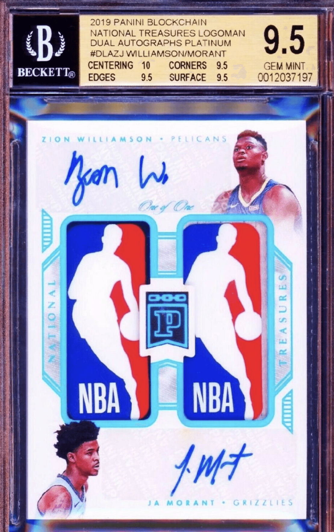 Zion Williamson Sports Card Auto