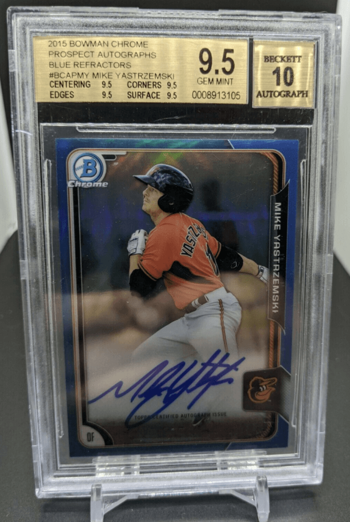 Mike Yastrzemski Baseball Auto