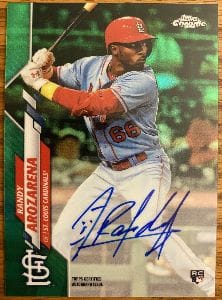 Randy Arozarena 2020 Topps Chrome Auto