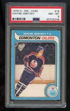 Wayne Gretzky Rookie O Pee Chee PSA 8