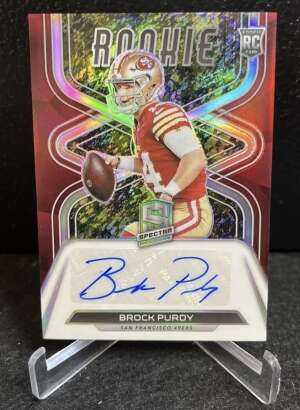 Brock Purdy is a top football rookie card to buy in 2023!