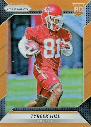 Tyreek Hill 2016 Orange Prizm Recent PSA 10 Sale (Orange Prizm /299): $225.00 (7/17/2023)
30 Day Change: $0.00 (0.00%)