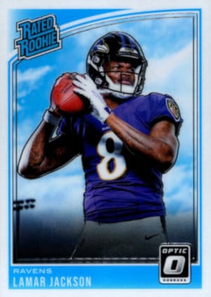 Lamar Jackson 2018 Optic 167 Sports Card Price & PSA Grade Guide.